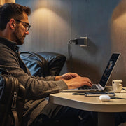 Anker Prime Wall Charger, 100W GaN, 3 Ports with USB-C and USB-A, Silver, Compact Foldable Design, A2688J41-1