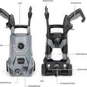 COSTWAY Electric High Power Portable Pressure Washer with Nozzle - 10