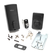 Hyper Tough Digital Deadbolt Door Lock, Keyless Entry, Matte Black, Supports 50 Codes, One-Touch Locking, Auto-Locking, 1752000