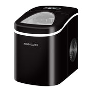 Frigidaire 26 Lbs Freestanding Bullet Ice Maker, Black Stainless Steel, Compact Countertop, 2.65 Lbs Basket Capacity, EFIC108-BLACK