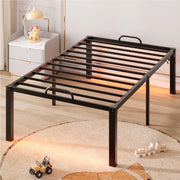 Pinmoco Twin Metal Platform Bed Frame with 16.5