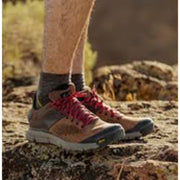 Danner 61272 Trail 2650 Leather Hiking Shoes for Men - Brown/Red - 8.5M