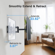 PERLESMITH PSXF5B Extra Large Full Motion TV Mount for 42
