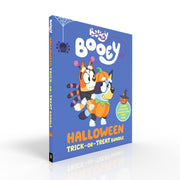 Bluey Booey Halloween Trick-or-Treat Bundle, Interactive Countdown Calendar with Storybooks, Stickers, Coloring Pages