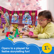Fisher-Price Little People Disney Princess Toy Advent Calendar, 24 Toys, Multicolor, Toddler Holiday Playset JCW74