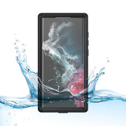 Body Glove 1048601 Samsung Galaxy S22 Ultra 5G Tidal Waterproof Phone Case, Black/Clear