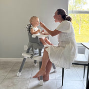 AILEEKISS ETD001CH 8 in 1 Baby High Chair, Toddler Dining Booster Seat for Eating, Chevron