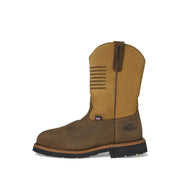 Thorogood Independence Western Wellington Men's Waterproof Composite Safety Toe Work Boots, Brown, Size 11, 11 in Height, 804-4338D110