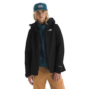 The North Face Carto Mono Triclimate Hooded Women's Insulated Jacket, Waterproof DryVent Shell, Heatseeker Liner, TNF Black, Medium, NF0A8D3D