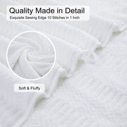 Jessy Home Oversized Blue Bath Towel Set, 8 Piece, 600 GSM Microfiber, Extra Large Bath Sheets 35
