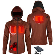ActionHeat AH-5V-6000 5V Battery Heated Slim-Fit Hoodie for Ladies - Picante - S