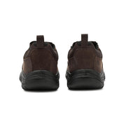KEEN Men's Targhee 4 Slip-On Hiking Shoes, Waterproof Leather, Java/Black, Size 10, 1031163