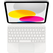 Apple MQDP3LL/A Magic Keyboard Folio for iPad (A16) and iPad 10.9-inch (10th Generation) - White