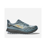 Hoka Men's Stinson 7 Trail Running Shoes, Slate Blue Asphalt Grey, Textile Upper, Medium Width, 1141530-SBLSP