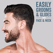 Titanium Edge Beard & Body Compact Shaver - Men's Electric Groomer for Face, Neck & Body