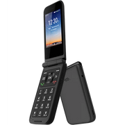 UScellular Hot Pepper Fresno 4G, Black Prepaid Basic Phone