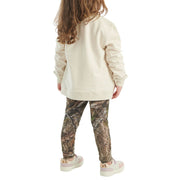 Carhartt French Terry Jacket, Long-Sleeve T-Shirt, and Leggings Set for Toddlers - Mossy Oak DNA - 2T