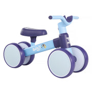 Dynacraft 8031-56 Bluey 4-Wheel Balance Bike with Steel Frame, 6.5 in EVA Foam Tires, Blue, Ages 18 Months to 3 Years
