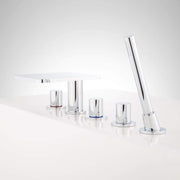 Signature Hardware FH-8198C-668-CP-U Knox Roman Waterfall Tub Faucet and Hand Shower - Chrome