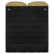 TETON Sports 1027R Deer Hunter -35 F Canvas Sleeping Bag - Right Zipper - Black/Tan