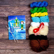 Thunder Bay Press Elf Movie Christmas Crochet Kit, 12 Elf-Inspired Holiday Projects with Yarn and Tools