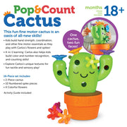 Learning Resources Carlos The Pop & Count Cactus Toddler Learning Toy, 16 Pieces, Multicolor, Ages 18 Months and Up, LER9125
