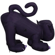 Gemmy Industries Way To Celebrate Smiley Cat Air Blown Yard Inflatable, Multicolor, 3 ft, Purple