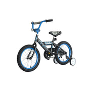Titan Champion Deluxe 16-Inch Boys BMX Bike, Black, Steel Frame, Training Wheels, Coaster Brake, Adjustable Seat and Handlebars, Handlebar Pads, 23 lb, 080-0201