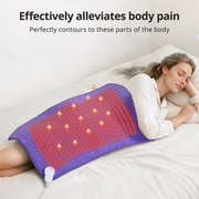 TaoTronics Extra Large Electric Heating Pad for Back, Neck, and Shoulders, 33''17'' - Purple