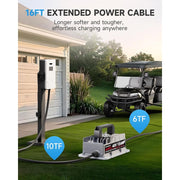 FirstPower Pro 48V 15A Golf Cart Battery Charger, Fast 4-6H Full Charge, Trickle Charge, IP67 Waterproof, Fan Cooling, 3-Pin Round Plug