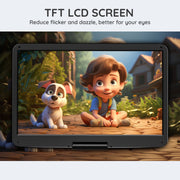 BOIFUN Portable DVD Player with 15.6 Large HD Screen 6 Hours Rechargeable Battery Support USB/SD