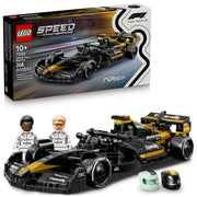 LEGO Speed Champions APXGP Team Race Car Building Toy with 2 Minifigures, Black and Gold, 268 Pieces, 77252