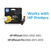 HP T6M10AN#RFD 902XL Yellow Original Ink Cartridge, High Yield, 750 Pages, Eco-Friendly