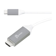 J5 Create JCC153G USB Type C-to-HDMI Cable 6' Gray
