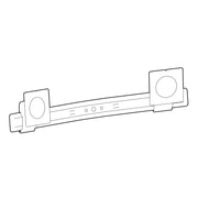 Ergotron LX Pro Dual Direct Bow VESA Display Conversion Kit, White, Tabletop Mount for Two 27-Inch Monitors, 98-737-290
