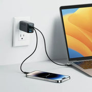 Anker A2662 PowerPort III 3-Port 65W Wall Charger, Black
