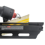 Hyper Tough HTFR2190 Pneumatic 21 Degree Framing Nailer W/Nails, 50 Count