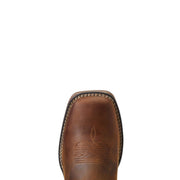 Ariat Anthem Patriot Waterproof Western Boot, Distressed Brown, Square Toe, 10-Inch Shaft, 1.5-Inch Horseman Heel, Medium Width, 9.5