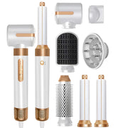 VoluVibe 7-In-1 Hair Dryer Styler Set, Brushless Motor 110000rpm, 1400W Professional Blower with Comb Attachments