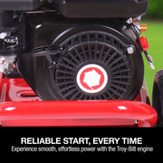 Troy-Bilt Gas Pressure Washer, 3100 PSI, 2.3 GPM, 160cc CT160 Engine, Axial Cam Pump, 9.5 in Never-Flat Wheels, 25 ft Hose, TB3100PW
