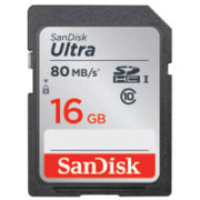 Sandisk 16GB Ultra SDHC UHS Class 10 Memory Card-SDSDUNC016GAN6I