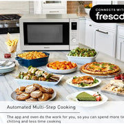 Panasonic NN-CV87QS  HomeCHEF Connect 4-in-1 Multi-Oven 1.2 Cu. Ft. Microwave, Air Fry, Convection Bake, Broil, with Genius Sensor Cooking - Silver