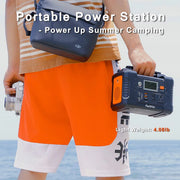 Flashfish E200 200W Portable Power Station 40800mAh Solar Generator