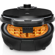 Chefman RJ04-AO-4-V2 Anti-Overflow Belgian Waffle Maker W/Non-Stick Plates, Black