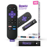 Roku 3840S2 Streamer 2025, HD Streaming Device with Voice Remote, Compact Design, TV-Powered USB, 1080p