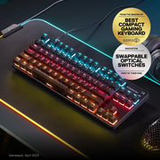 SteelSeries 64847 Apex 9 TKL Mechanical Gaming Keyboard - Tenkeyless - RGB - USB-C - Mac/PC