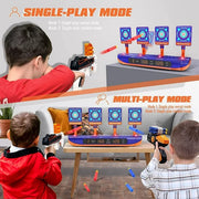 Beefunni Digital Shooting Targets With Foam Dart Blaster, Outdoor Shooting Games Gift For 8-12 Years Old Boys