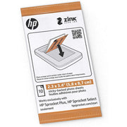 HP HPIZL2X350 Sprocket Premium Zink Sticky Back Photo Paper 2.3 x 3.4