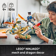 LEGO Ninjago Battle at the Dragon's Blade Building Toy, 1016 Pieces, Multicolor, 71871