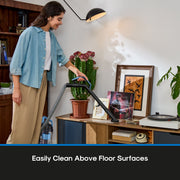 Mainstays Bagless Upright Vacuum Cleaner, Lightweight with Powerful Cleaning, Brush and Crevice Tool